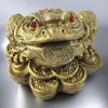 Жаба Фен-Шуй для залучення багатства з монетою (5,1 х7, 5х6, 5 см)