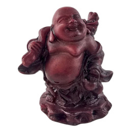 Hotei with a Knot of Wealth (8.5x7.7x6 cm)