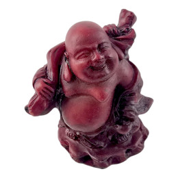 Hotei with a Knot of Wealth (8.5x7.7x6 cm)
