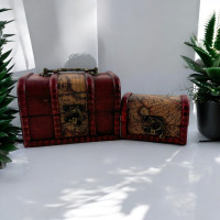 Chests set 2 pcs. (8.8x12.5x9.3 cm 6x8.8x5.7 cm)