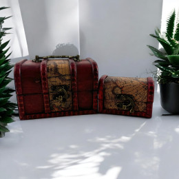 Chests set 2 pcs. (8.8x12.5x9.3 cm 6x8.8x5.7 cm)