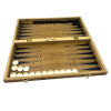 Game set: backgammon, chess, checkers (38.7 x 38.7 x 2.3 cm)