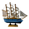Модель парусника на подставке "Морская мечта" (14х12,5х3,3 см)