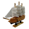 Model of a sailboat on a stand "Sea Brig of Dreams" (14.5x14.5x3.6 cm)