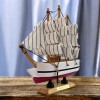 Модель вітрильника на підставці "Морський Бриг Мрії" (14х14х3, 3 см)