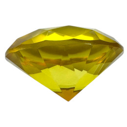 Crystal crystal yellow (9.8x6 cm)
