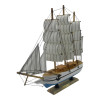 Model of a sailboat on a stand (31x31.5x5.5 cm)