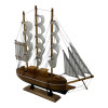 Model of a sailboat on a stand (31x31.5x5.5 cm)