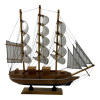 Model of a sailboat on a stand (31x31.5x5.5 cm)