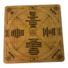 Table for working with the pendulum "Love magic", in Ukrainian, light (18x18x0.4 cm)