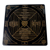 Table for working with the pendulum "Love magic", in Ukrainian, dark (18x18x0.4 cm)