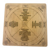 Table for working with the pendulum "Love magic", in Ukrainian, light (26×26×0.8 cm)