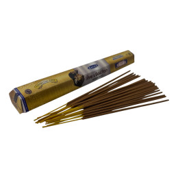 Silver & Gold Rain (Satya) pollen incense hexagon