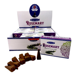 Rosemary Backflow Dhoop Cone (Розмарин)(Satya) 10 конусов в упаковке