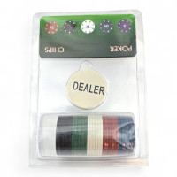 Poker chips (30 chips+1) (d-4 cm)