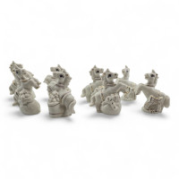 Festive Horses (set of porcelain figurines, 8 pcs)