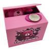 Interactive battery-operated piggy bank "Teddy Bear" (12 x 10 x 9 cm)