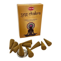 Yog Chakra Masala Big Cone, 10 masala cones with stand