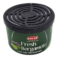 Ароматизатор для авто HEM Fresh Bergamote у баночці