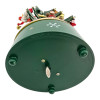 Wooden musical tabletop Christmas tree with wind-up (20x13.5 cm)