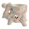 White ceramic aroma lamp "Camel" (11x11x6 cm)