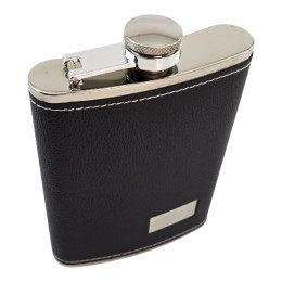 Фляга з нержавіючої сталі (220 мл.) (13,5 х9, 5х2, 5 см)