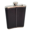 Stainless steel flask (220 ml.) (13.5 x 9.5 x 2.5 cm)