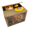 Interactive piggy bank "Kitten" on batteries (12 x 10 x 9 cm)
