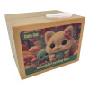 Interactive piggy bank "Kitten" on batteries (12 x 10 x 9 cm)