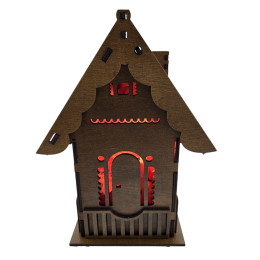 Соляная лампа из гималайской соли "Домик света" (24х17х17cм)