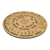 A round pendulum chart for working with the "Solar Center" pendulum, in English, light-colored (18 x 0.4 cm)