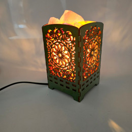 Соляная лампа из гималайской соли "Мандала света" (21х10,8х10,8 cм)