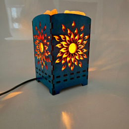 Соляная лампа из гималайской соли "Сияние солнца" (21х10,8х10,8 cм)