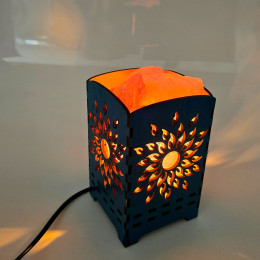 Соляная лампа из гималайской соли "Сияние солнца" (21х10,8х10,8 cм)