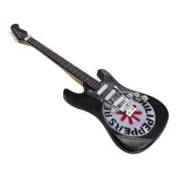 Red Hot Chili Peppers Miniature Wood Guitar (24 x 8 x 1.5 cm)