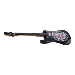 Red Hot Chili Peppers Miniature Wood Guitar (24 x 8 x 1.5 cm)