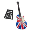 Union Jack Guitar Miniature Wood (24 x 8 x 1.5 cm)