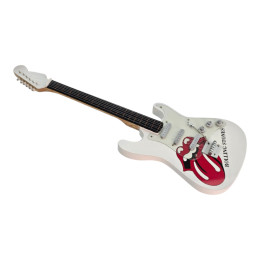Гітара "The Rolling Stones" мініатюра дерева (24×8×1,5 см)