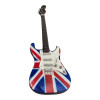 Гитара "Union Jack." миниатюра дерево (24 × 8 × 1,5 см)