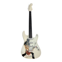 Guitar "Slash" miniature wood (24 × 8 × 1.5 cm)