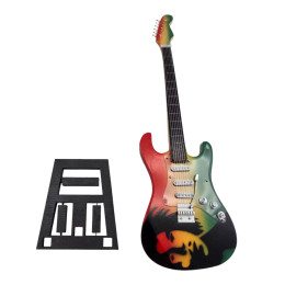 Гітара "Bob Marley" мініатюра дерево (24×8×1,5 см)