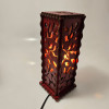 Himalayan Salt Lamp "Solar Leaves" (27x10.8x10.8 cm)
