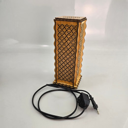 Соляная лампа из гималайской соли "Цветок жизни" (27х10,8х10,8 cм)