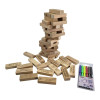 Board game "Jenga 4 in 1: Tower, forfeits, emotions, puzzles" (60 blocks + markers) (28.5 x 7 x 7 cm)