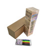 Board game "Jenga 4 in 1: Tower, in English, children's dominoes" (60 blocks) (28.5 x 7 x 7 cm)