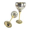 Bronze glasses (e.g. 2 pcs/220 ml.) h-19 cm