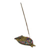 Brass Incense Stick Stand "Owl" (13x8 cm)