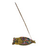 Brass Incense Stick Stand "Owl" (13x8 cm)