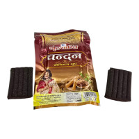 GrahShanti Sandal Premium Dhoop - Natural Sandalwood (20 pcs)