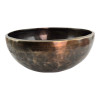 Black singing bowl "Om Mani Padme Hum" (25x11 cm) (Nepal)